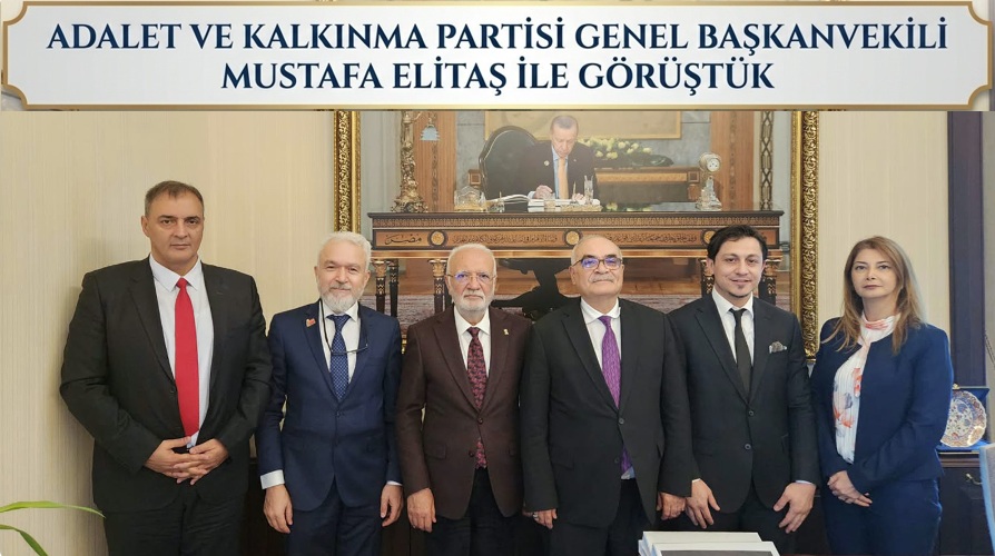 ADALET VE KALKINMA PARTİSİ GENEL BAŞKANVEKİLİ MUSTAFA ELİTAŞ İLE GÖRÜŞTÜK